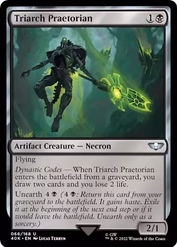 Triarch Praetorian (Surge Foil) (66), Universes Beyond: Warhammer 40,000 — Magic card price