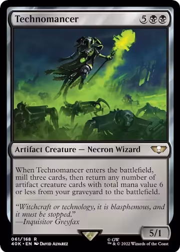 Technomancer (Surge Foil) (61), Universes Beyond: Warhammer 40,000 — Magic card price