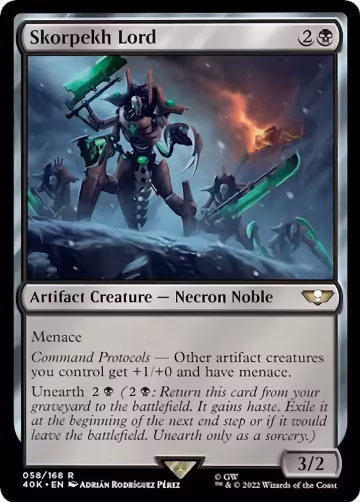 Skorpekh Lord (Surge Foil) (58), Universes Beyond: Warhammer 40,000 — Magic card price