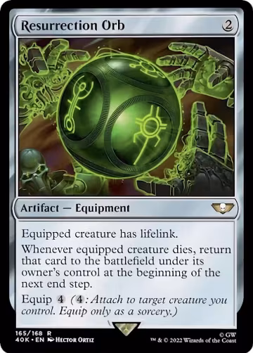 Resurrection Orb (Surge Foil) (165), Universes Beyond: Warhammer 40,000 — Magic card price