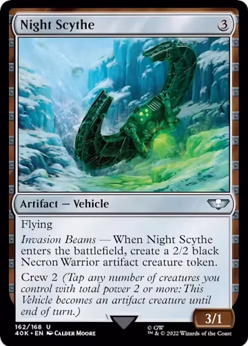 Night Scythe (Surge Foil) (162), Universes Beyond: Warhammer 40,000 — Magic card price
