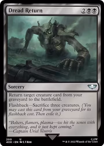 Dread Return (Surge Foil) (200), Universes Beyond: Warhammer 40,000 — Magic card price