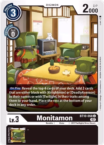 Monitamon (BT10-058 C), Xros Encounter — Digimon card price