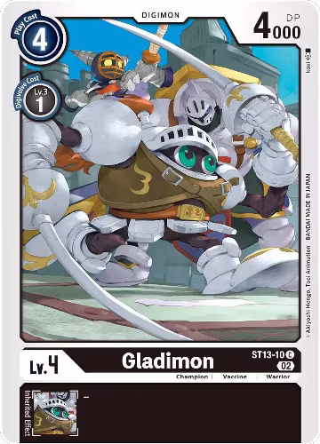 Gladimon (ST13-10 C), Starter Deck 13: Ragnaloardmon — Digimon card price