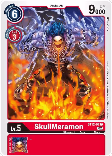 SkullMeramon (ST12-07 C), Starter Deck 12: Jesmon — Digimon card price
