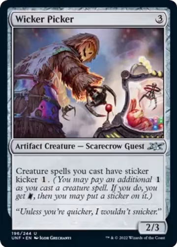Wicker Picker (196), Unfinity — Magic card price
