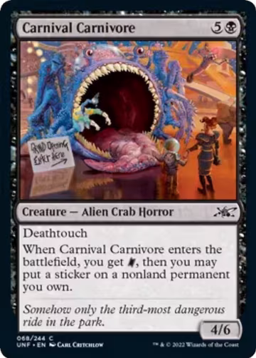 Carnival Carnivore (68), Unfinity — Magic card price