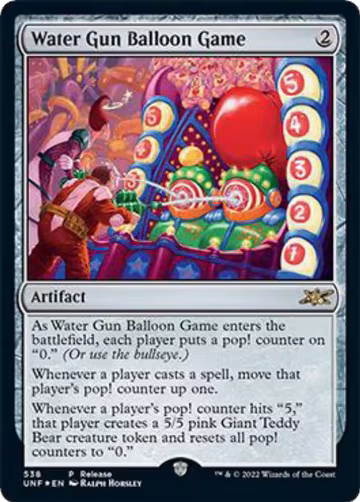 Water Gun Balloon Game (538), Launch Party & Release Event Promos — Magic card price