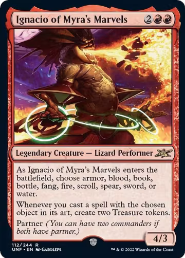 Ignacio of Myra's Marvels (112), Unfinity — Magic card price