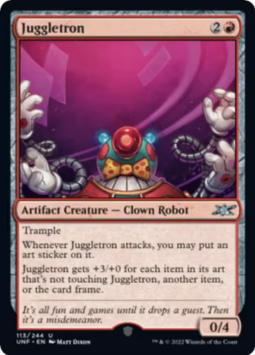 Juggletron (113), Unfinity — Magic card price