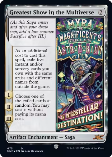 Greatest Show in the Multiverse (189), Unfinity — Magic card price