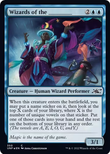 Wizards of the _______ (64), Unfinity — Magic card price