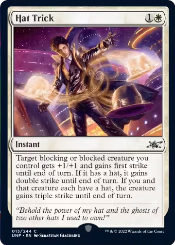 Hat Trick (13), Unfinity — Magic card price