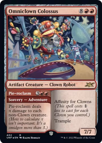 Omniclown Colossus (116), Unfinity — Magic card price