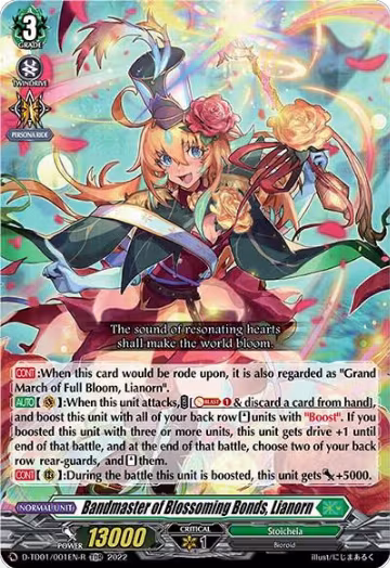Bandmaster of Blossoming Bonds, Lianorn (Foil) (D-TD01/001EN-R) — card price