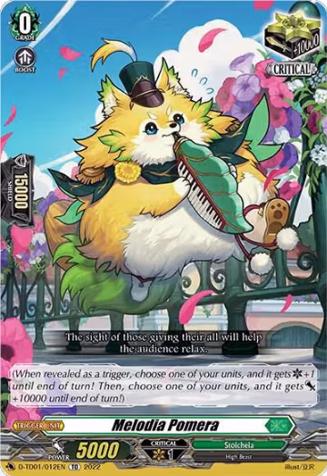Melodia Pomera (D-TD01/012EN), D-TD01: Urara Haneyama -Bandmaster of Blossoming Bonds- — Vanguard card price