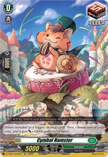 Cymbal Hamster (D-TD01/013EN), D-TD01: Urara Haneyama -Bandmaster of Blossoming Bonds- — Vanguard card price