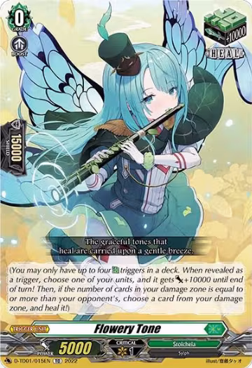 Flowery Tone (D-TD01/015EN), D-TD01: Urara Haneyama -Bandmaster of Blossoming Bonds- — Vanguard card price
