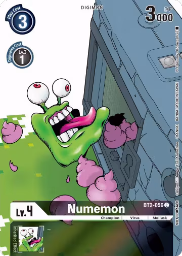 Numemon (25th Special Memorial Pack) (BT2-056 C), Release Special Booster 1.0 — Digimon card price
