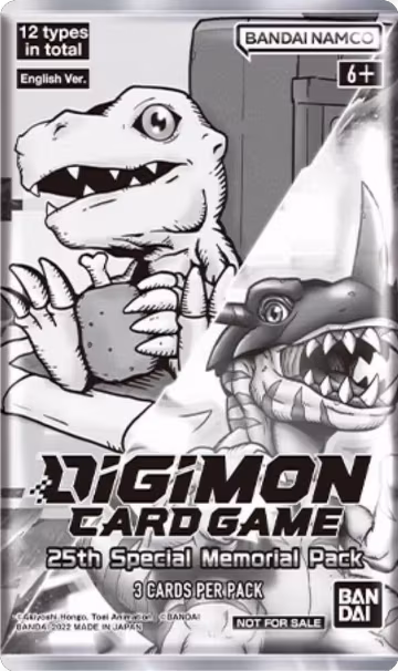 25th Special Memorial Pack, Xros Encounter — Digimon sealed product price