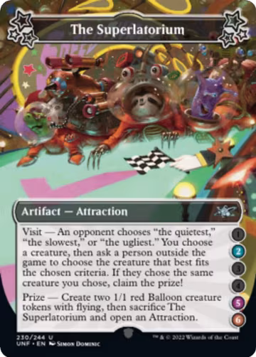 The Superlatorium (2-5-6) (230), Unfinity — Magic card price