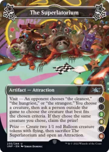 The Superlatorium (3-4-6) (230), Unfinity — Magic card price