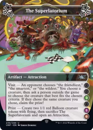 The Superlatorium (3-5-6) (230), Unfinity — Magic card price
