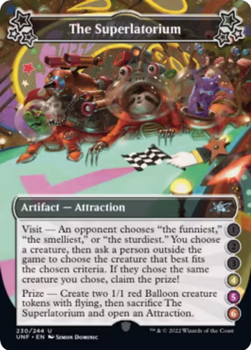 The Superlatorium (4-5-6) (230), Unfinity — Magic card price