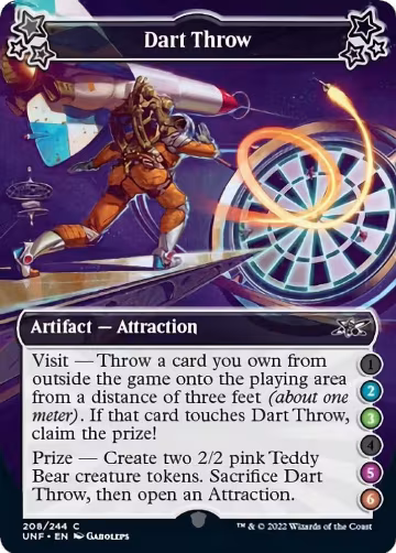 Dart Throw (2-3-5-6) (208), Unfinity — Magic card price