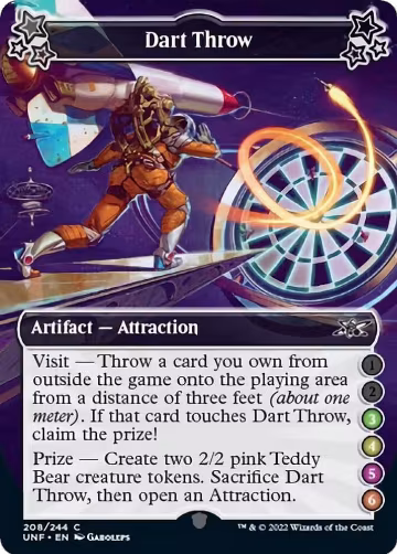 Dart Throw (3-4-5-6) (208), Unfinity — Magic card price