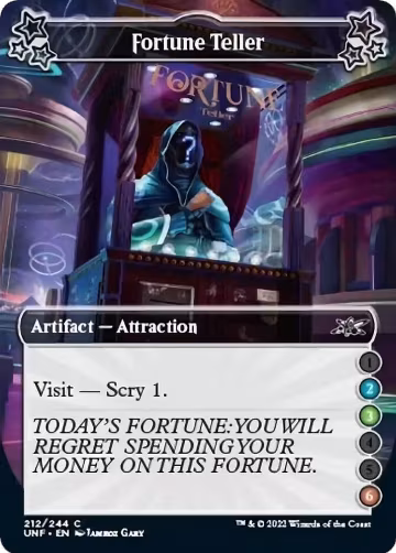 Fortune Teller (2-3-6) (212), Unfinity — Magic card price