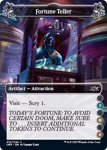 Fortune Teller (2-4-6) (212), Unfinity — Magic card price