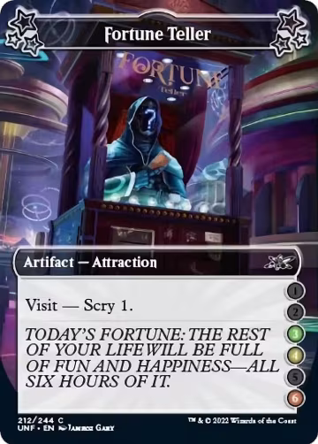 Fortune Teller (3-4-6) (212), Unfinity — Magic card price