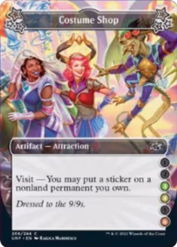 Costume Shop (3-4-6) (206), Unfinity — Magic card price