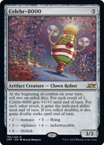 Celebr-8000 (185), Unfinity — Magic card price