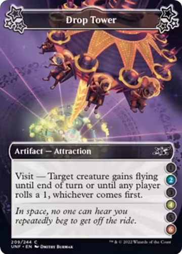Drop Tower (2-4-6) (209), Unfinity — Magic card price