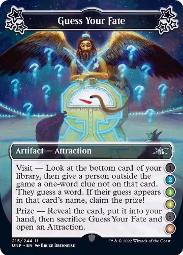 Guess Your Fate (2-3-4-6) (215), Unfinity — Magic card price