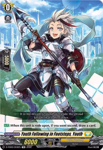 Youth Following in Footsteps, Youth (D-TD03/004EN) — card price