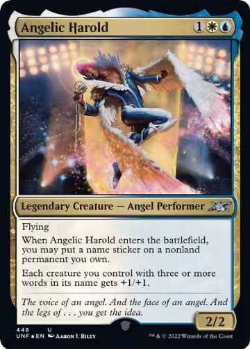 Angelic Harold (Galaxy Foil) (448), Unfinity — Magic card price