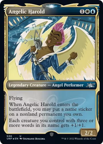 Angelic Harold (Showcase) (Galaxy Foil) (506), Unfinity — Magic card price