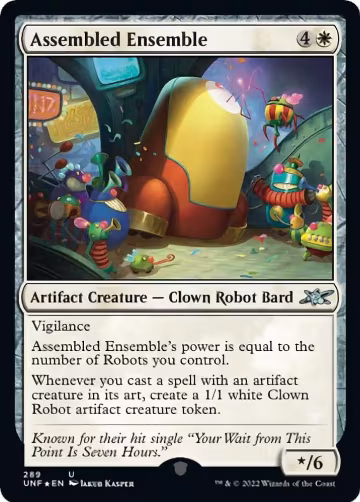 Assembled Ensemble (Galaxy Foil) (289), Unfinity — Magic card price