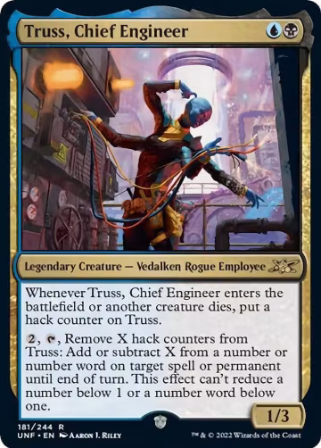 Truss, Chief Engineer (181), Unfinity — Magic card price