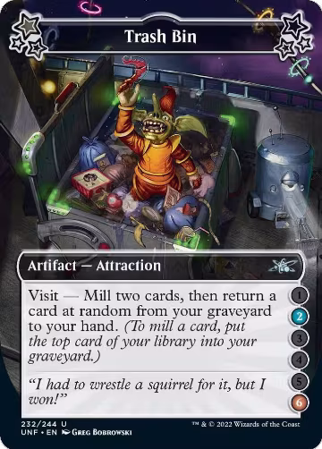 Trash Bin (2-6) (232), Unfinity — Magic card price