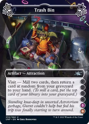 Trash Bin (5-6) (232), Unfinity — Magic card price