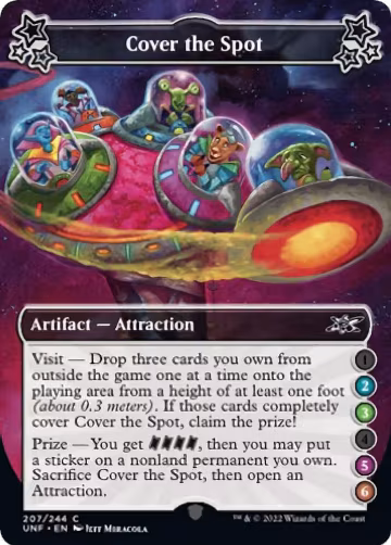Cover the Spot (2-3-5-6) (207), Unfinity — Magic card price