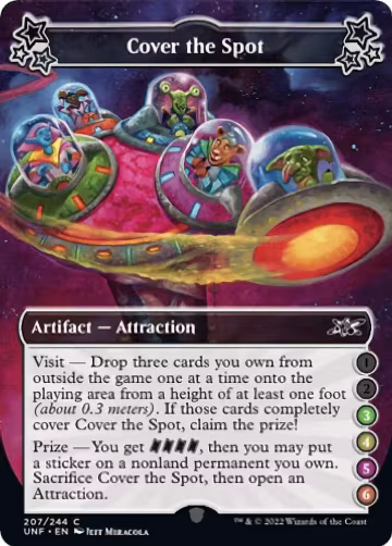 Cover the Spot (3-4-5-6) (207), Unfinity — Magic card price