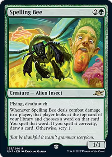 Spelling Bee (155), Unfinity — Magic card price