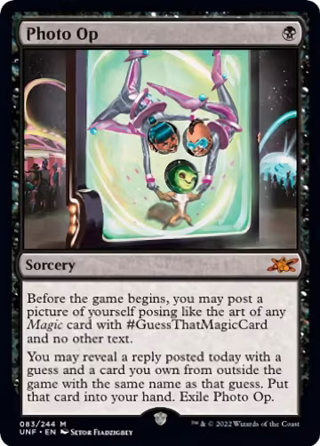Photo Op (83), Unfinity — Magic card price