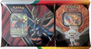 Legends of Galar Tin + Galar Partners Tin 2-pack [Zacian V/Cinderace V] (Retail Exclusive), Sword & Shield Base Set — Pokémon sealed product price