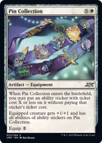 Pin Collection (23), Unfinity — Magic card price
